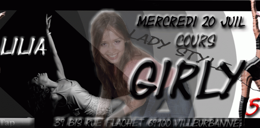 mercredi 20 Juil cours GIRLY Lady Style