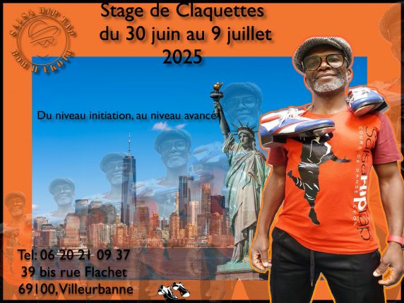 Stage de Claquettes du mardi 1er juillet au 9 juillet